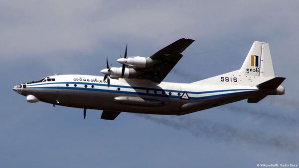 ಮ್ಯಾನ್ಮಾರ್ ಮಿಲಿಟರಿ ವಿಮಾನ ಅಪಘಾತ, 12 ಮಂದಿ ಸಾವು