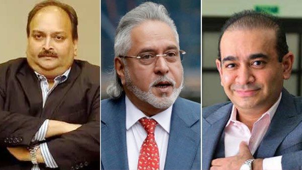 ಉದ್ಯಮಿ ಮಲ್ಯ, ನೀರವ್ ಮೋದಿ, ಚೋಕ್ಸಿ 8441.5 ಕೋಟಿ ಆಸ್ತಿ ಬ್ಯಾಂಕ್​ಗಳಿಗೆ ವರ್ಗಾವಣೆ