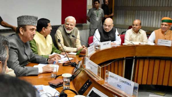 PM Modi Meeting With J-K Leaders Live : ಜಮ್ಮು-ಕಾಶ್ಮೀರದಲ್ಲಿ ಗರಿಗೆದರಿದ ರಾಜಕೀಯ