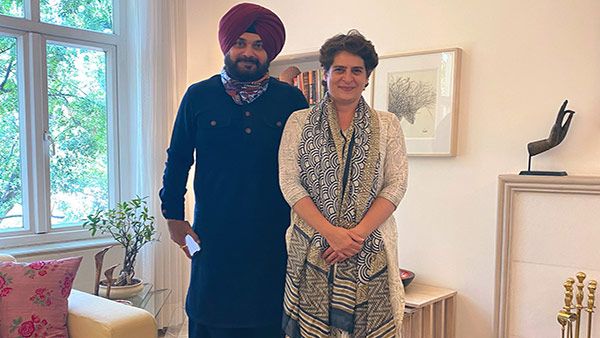 ಪಂಜಾಬ್ ಕಾಂಗ್ರೆಸ್ ಬಿಕ್ಕಟ್ಟು: ಪ್ರಿಯಾಂಕಾ ಗಾಂಧಿಯನ್ನು ಭೇಟಿಯಾದ ನವಜೋತ್