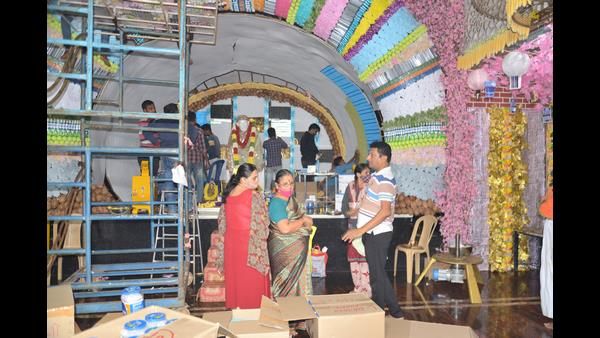 ಸತ್ಯ ಸಾಯಿ ಗಣಪತಿ ದೇವಸ್ಥಾನದಲ್ಲಿ 3 ಲಕ್ಷ ಮಾತ್ರೆಗಳಿಂದ ಅಲಂಕಾರ