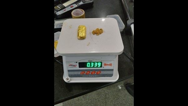 ಮಂಗಳೂರು ವಿಮಾನ ನಿಲ್ದಾಣದಲ್ಲಿ 34 ಲಕ್ಷ ರೂ. ಮೌಲ್ಯದ ಅಕ್ರಮ ಚಿನ್ನ ವಶ