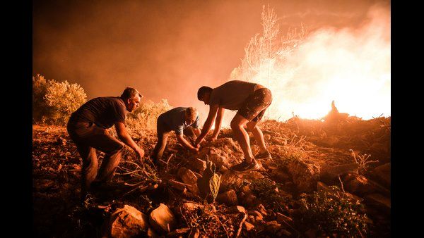 ಭೀಕರ ಬಿಸಿಗಾಳಿ, ಬೆಂಕಿಯ ಬಲೆಗೆ ಸಿಲುಕಿದ ಯುರೋಪ್ ರಾಷ್ಟ್ರಗಳು!