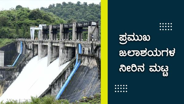 ಮುಂಗಾರು ಮಳೆ ಕಡಿಮೆ; ಜಲಾಶಯಗಳ ನೀರಿನ ಮಟ್ಟ 