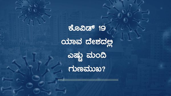 ಕೊರೊನಾವೈರಸ್ ಸೋಂಕಿನಿಂದ ಯಾವ ದೇಶದಲ್ಲಿ ಎಷ್ಟು ಮಂದಿ ಗುಣಮುಖ? 