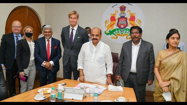 ಕರ್ನಾಟಕದಲ್ಲಿ ಹೂಡಿಕೆ, ಉದ್ಯೋಗ ಹೆಚ್ಚಿಸಲಿರುವ ಸ್ವೀಡನ್, ಬೊಮ್ಮಾಯಿ ಜೊತೆ ಚರ್ಚೆ