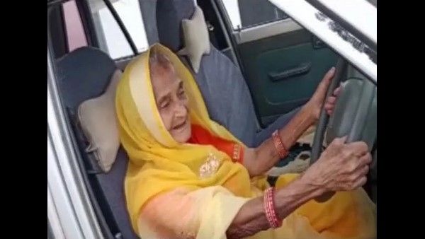 ಮಧ್ಯಪ್ರದೇಶ: 90ರ ವಯಸ್ಸಿಗೆ ಕಾರು ಚಾಲನೆ ಮಾಡಿದ ವೃದ್ಧೆಗೆ ಶ್ಲಾಘನೆ