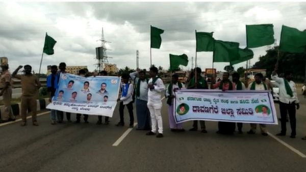 ಬೆಣ್ಣೆನಗರಿಯಲ್ಲಿ ಬಂದ್ ಬಿಸಿ ಇಲ್ಲ: ರೈತರ ಹೋರಾಟದ ಕಾವು ಜೋರು...!