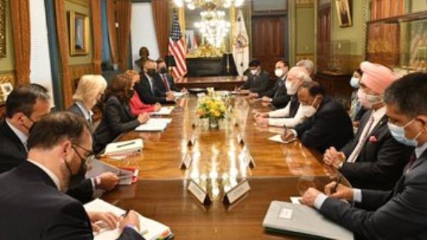 ಭಯೋತ್ಪಾದನೆಯಲ್ಲಿ ಪಾಕ್ ಪಾತ್ರ: ಮೋದಿ-ಹ್ಯಾರಿಸ್ ಸಭೆಯಲ್ಲಿ ಇದೇ ಚರ್ಚೆ