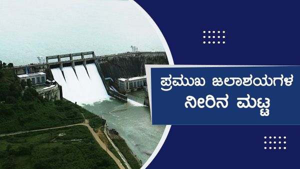ವಿವಿಧ ಜಿಲ್ಲೆಗಳಲ್ಲಿ ಭಾರೀ ಮಳೆ; ಕರ್ನಾಟಕದ ಡ್ಯಾಂಗಳ ನೀರಿನ ಮಟ್ಟ 