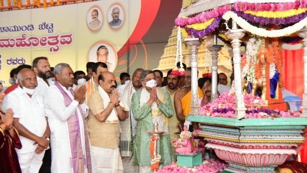 2021ರ ಮೈಸೂರು ದಸರಾಕ್ಕೆ ಚಾಲನೆ ಕೊಟ್ಟ ಎಸ್. ಎಂ. ಕೃಷ್ಣ