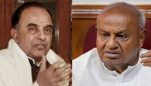 ಎಚ್‌ಡಿಡಿ-ಸುಬ್ರಮಣಿಯನ್ ಸ್ವಾಮಿ ಉಪಹಾರ: ಇಡ್ಲಿ-ವಡೆ, ದೋಸೆ ಜೊತೆ ರಾಜಕೀಯ ಲೆಕ್ಕಾಚಾರ!