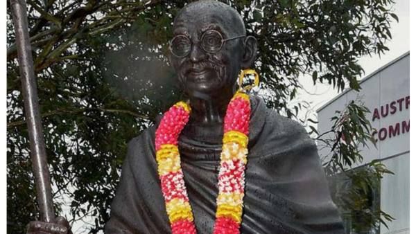 ಉದ್ಘಾಟನೆಗೊಂಡ ಕೆಲವೇ ಗಂಟೆಗಳಲ್ಲಿ ಗಾಂಧಿ ಪ್ರತಿಮೆ ಧ್ವಂಸ; ನಾಚಿಕೆಗೇಡು ಎಂದ ಆಸ್ಟ್ರೇಲಿಯಾ ಪ್ರಧಾನಿ