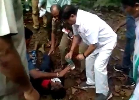 ಮಂಡಗದ್ದೆ ಬಳಿ ಬೈಕ್ ಅಪಘಾತ; ಗಾಯಾಳುಗಳಿಗೆ ನೆರವಾದ ಗೃಹ ಸಚಿವ