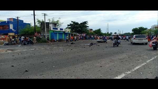 Viral Video: ಸ್ಕೂಟರ್‌ನಲ್ಲಿದ್ದ ಪಟಾಕಿ ಸಿಡಿದು ತಂದೆ ಮಗ ಸಾವು!