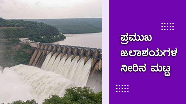 ಕರ್ನಾಟಕ; ವಿವಿಧ ಜಿಲ್ಲೆಗಳಲ್ಲಿ ಮಳೆ, ಡ್ಯಾಂಗಳಲ್ಲಿ ಎಷ್ಟು ನೀರಿದೆ?