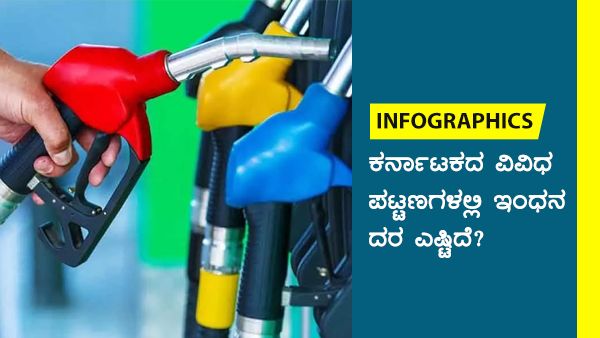 Infographics: ನ.11 ರಂದು ವಿವಿಧ ಜಿಲ್ಲೆಗಳಲ್ಲಿ ಪೆಟ್ರೋಲ್, ಡೀಸೆಲ್ ಬೆಲೆ ಸ್ಥಿರ 