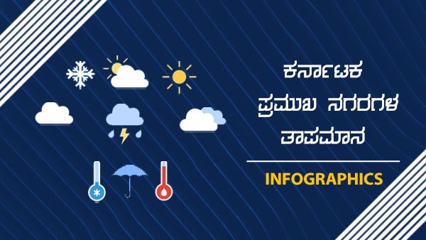 Infographics: ಬೆಂಗಳೂರು ಚಳಿ ಚಳಿ, ಉಳಿದೆಡೆ ತಾಪಮಾನ ತಿಳ್ಕೊಳಿ! 