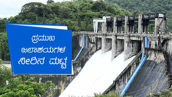 ಡಿಸೆಂಬರ್ 06ರಂದು ಕರ್ನಾಟಕದ ಪ್ರಮುಖ ಜಲಾಶಯಗಳ ನೀರಿನ ಮಟ್ಟ 