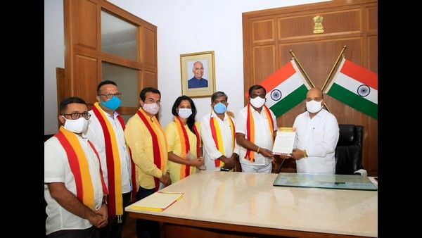 ಎಂಇಎಸ್, ಶಿವಸೇನೆ ನಿಷೇಧಕ್ಕೆ ರಾಜ್ಯಪಾಲರಿಗೆ ಕರವೇ ಮನವಿ