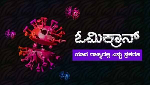  Infographics; ಭಾರತದಲ್ಲಿ ಎಲ್ಲಿ, ಎಷ್ಟು ಓಮಿಕ್ರಾನ್ ಪ್ರಕರಣಗಳು?