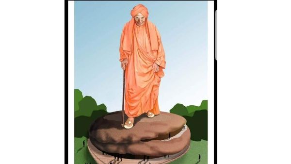 ರಾಮನಗರ: ಲಿಂ.ಶಿವಕುಮಾರ ಸ್ವಾಮಿಗಳ ಪ್ರತಿಮೆ ನಿರ್ಮಾಣ ಕಾಮಗಾರಿಗೆ ಚಾಲನೆ