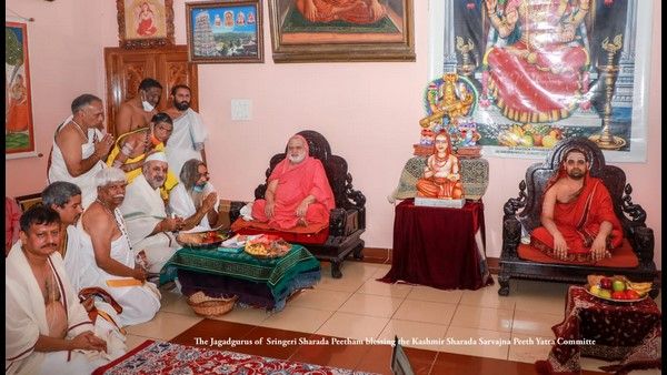 ಕಾಶ್ಮೀರದಲ್ಲಿ ನೆಲೆಸಲಿದ್ದಾಳೆ ಶೃಂಗೇರಿ ಶಾರದೆ; ಮಠದಿಂದ ವಿಗ್ರಹ ಕಳುಹಿಸಲು ಒಪ್ಪಿಗೆ