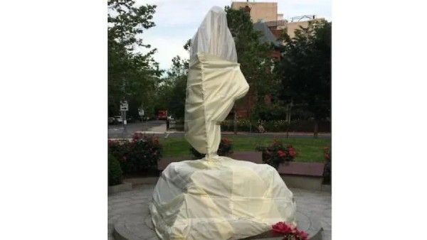 ನ್ಯೂಯಾರ್ಕ್: ಮಹಾತ್ಮಾ ಗಾಂಧಿ ಪ್ರತಿಮೆ ವಿರೂಪಗೊಳಿಸಿದ ದುಷ್ಕರ್ಮಿಗಳು