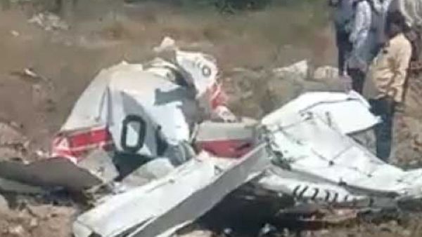 ತೆಲಂಗಾಣದ ನಲ್ಗೊಂಡದ ಹೊಲದಲ್ಲಿ ತರಬೇತಿ ವಿಮಾನ ಪತನ, ಪೈಲಟ್ ಸಾವು