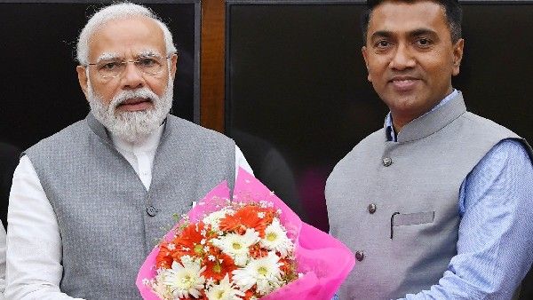 ಮೋದಿ ಭೇಟಿಯಾದ ಗೋವಾ ಸಿಎಂ ಪ್ರಮೋದ್ ಸಾವಂತ್