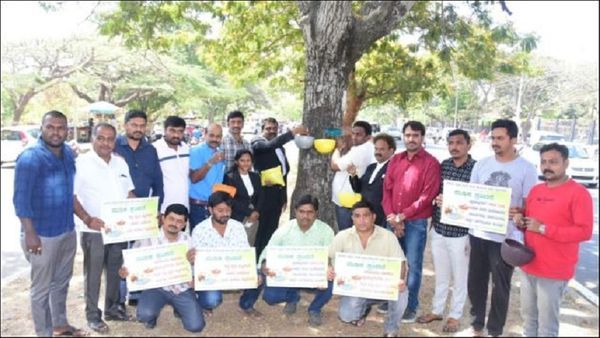 ಮೈಸೂರಿನಲ್ಲಿ ಮೂಕಜೀವಿಗಳ ದಾಹ ತಣಿಸುವ ಭಗೀರಥರು!