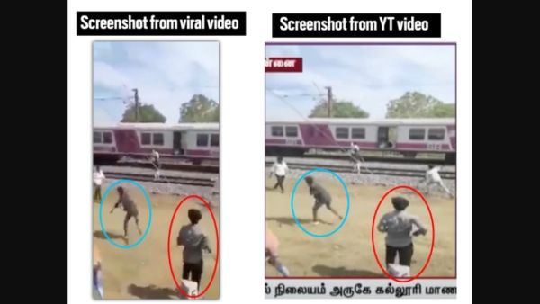 Fact check: 'ಪ್ರಾರ್ಥನೆಗೆ ಅಡ್ಡಿಪಡಿಸಿದ ರೈಲು ಹಾರ್ನ್-ಮುಸ್ಲಿಂ ಗುಂಪಿನಿಂದ ಕಲ್ಲು ತೂರಾಟ'