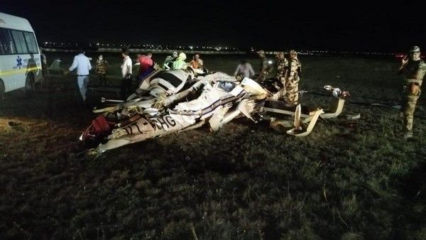 ರಾಯಪುರದಲ್ಲಿ ಹೆಲಿಕಾಪ್ಟರ್ ದುರಂತ: ಇಬ್ಬರು ಪೈಲಟ್‌ಗಳ ಸಾವು