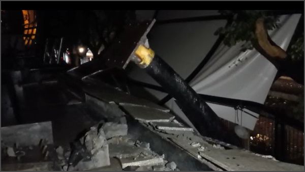 Breaking: ಅಟಲ್ ಬಿಹಾರಿ ವಾಜಪೇಯಿ ಕ್ರೀಡಾಂಗಣದ ಗ್ಯಾಲರಿ ಕುಸಿತ