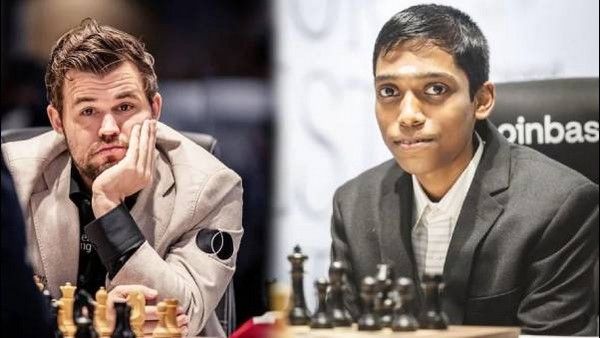 ಚೆಸ್ ವಿಶ್ವಚಾಂಪಿಯನ್ ಮ್ಯಾಗ್ನಸ್ ಕಾರ್ಲ್ಸನ್‌ಗೆ ಮತ್ತೊಮ್ಮೆ ಶಾಕ್ ಕೊಟ್ಟ ಪ್ರಜ್ಞಾನಂದ