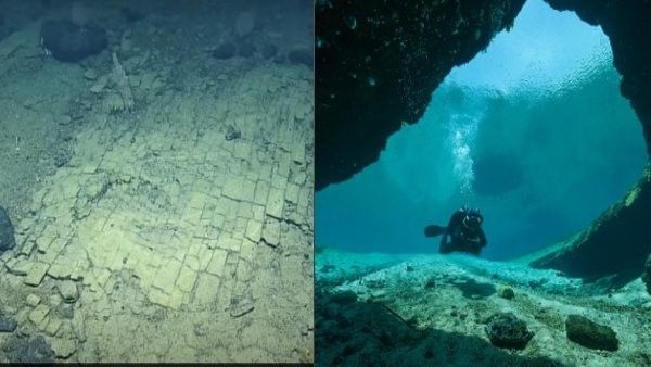 ಸಮುದ್ರದೊಳಗೆ ಹಳದಿ ಇಟ್ಟಿಗೆಯಿಂದ ಮಾಡಿದ ರಸ್ತೆ: ಬೇರೆ ಲೋಕಕ್ಕೆ ಹೋಗಲು ಇದೇ ದಾರಿ?