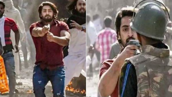 ಪೊಲೀಸರಿಗೆ ಬಂದೂಕು ತೋರಿಸಿದ್ದ ಶಾರುಖ್‌ ಪಠಾಣ್‌ಗೆ ಭರ್ಜರಿ ಸ್ವಾಗತ