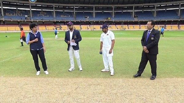 ಬೆಂಗಳೂರಿನಲ್ಲಿ ಮುಂಬೈ-ಮಧ್ಯ ಪ್ರದೇಶ ತಂಡಗಳ ನಡುವೆ ರಣಜಿ ಫೈನಲ್ ಫೈಟ್