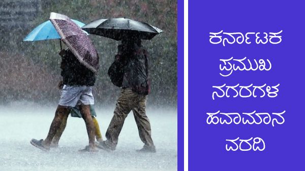 Inforgraphics: ಜೂನ್ 11ರಂದು ಕರ್ನಾಟಕ ಯಾವ ಜಿಲ್ಲೆಗಳಲ್ಲಿ ಹೇಗಿದೆ ಹವಾಮಾನ? 