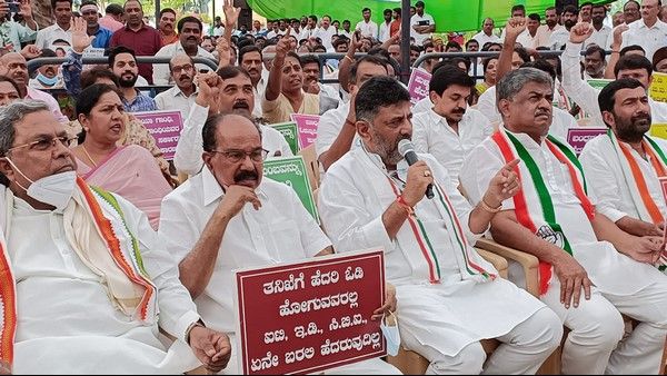 ಬಿಜೆಪಿ ಸರ್ಕಾರಕ್ಕೆ ಸೋನಿಯಾ, ರಾಹುಲ್ ಗಾಂಧಿಯನ್ನು ಕುಗ್ಗಿಸಲು ಸಾಧ್ಯವಿಲ್ಲ: ಡಿಕೆಶಿ