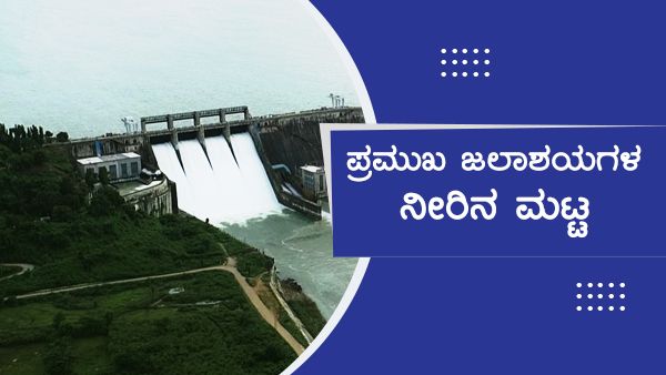 Karnataka Dams Water Level: ಜುಲೈ 11ರಂದು ರಾಜ್ಯದ ಯಾವ ಜಲಾಶಯದಲ್ಲಿ ನೀರಿನ ಮಟ್ಟ ಎಷ್ಟಿದೆ? 