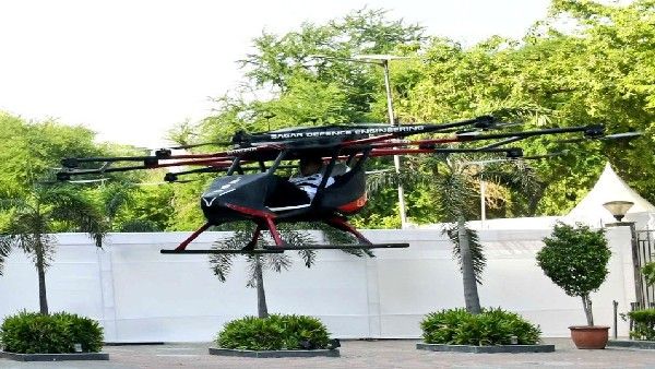 ಮಾನವನೊಂದಿಗೆ ಆಗಸದಲ್ಲಿ ಹಾರುವ ದೇಶದ ಮೊದಲ ಡ್ರೋನ್ 'ವರುಣ'