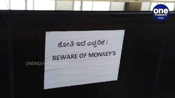 ಕೋತಿಗಳು ಇವೆಯಂತೆ ನಮ್ಮ ಮೆಟ್ರೋ ಬೇಗ ಬೇಗ ಹತ್ರೋ....!