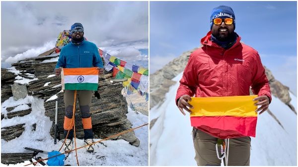 ಪರ್ವತಾರೋಹಿ ದಾಖಲೆ ಮುರಿದ ಬೆಂಗಳೂರಿನ ನವೀನ್ ಮಲ್ಲೇಶ್