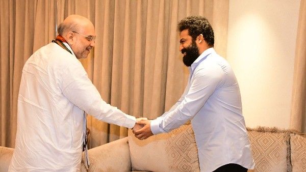 ತೆಲಂಗಾಣ ರಾಜ್ಯ ರಾಜಕೀಯದಲ್ಲಿ ಸಂಚಲನ ಮೂಡಿಸಿದ ಅಮಿತ್ ಶಾ-ಜೂನಿಯರ್ ಎನ್‌ಟಿಆರ್ ಭೇಟಿ