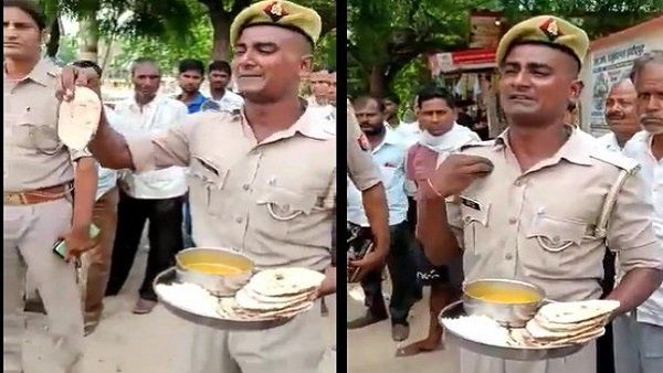 12 ತಾಸು ದುಡಿದ ಬಳಿಕ ಪೊಲೀಸ್ ಕ್ಯಾಂಟೀನ್‌ನ ಕಳಪೆ ಆಹಾರ ಕಂಡು ಗಳಗಳನೆ ಅತ್ತ ಕಾನ್‌ಸ್ಟೆಬಲ್