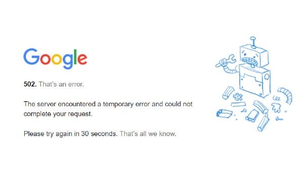 Google Down : ತಾಂತ್ರಿಕ ದೋಷದಿಂದ ಹಲವು ನಿಮಿಷ ಕಾರ್ಯ ಸ್ಥಗಿತಗೊಳಿಸಿದ್ದ ಗೂಗಲ್ ಸರ್ಚ್