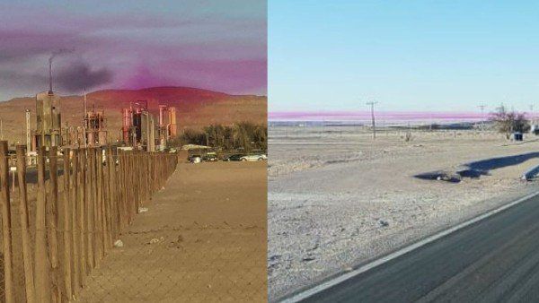 ಚಿಲಿಯಲ್ಲಿ 'ನಿಗೂಢ ಘಟನೆ': ಇದ್ದಕ್ಕಿದ್ದಂತೆ ಗುಲಾಬಿ ಬಣ್ಣಕ್ಕೆ ತಿರುಗಿದ ಆಕಾಶ