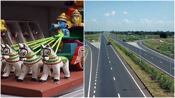 ಬೊಂಬೆನಾಡಿನ ದಸರಾ ಸಂಭ್ರಮಕ್ಕೆ ಅಡ್ಡಿಯಾದ ದಶಪಥ ಹೆದ್ದಾರಿ... ಕಳೆಗುಂದಿದೆ ಬೊಂಬೆ ಉದ್ಯಮ