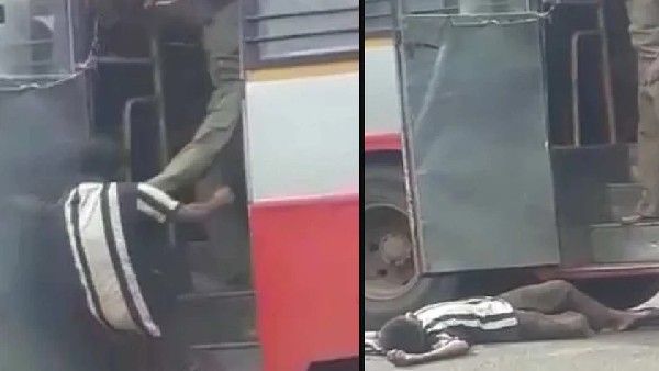 ಪುತ್ತೂರು: ಪ್ರಯಾಣಿಕನನ್ನು ಕಾಲಿಂದ ಒದ್ದು ರಸ್ತೆಗೆ ಬೀಳಿಸಿದ್ದ KSRTC ಕಂಡಕ್ಟರ್ ಅಮಾನತು